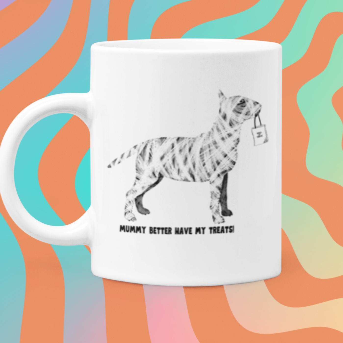 Halloween Bull Terrier Mug