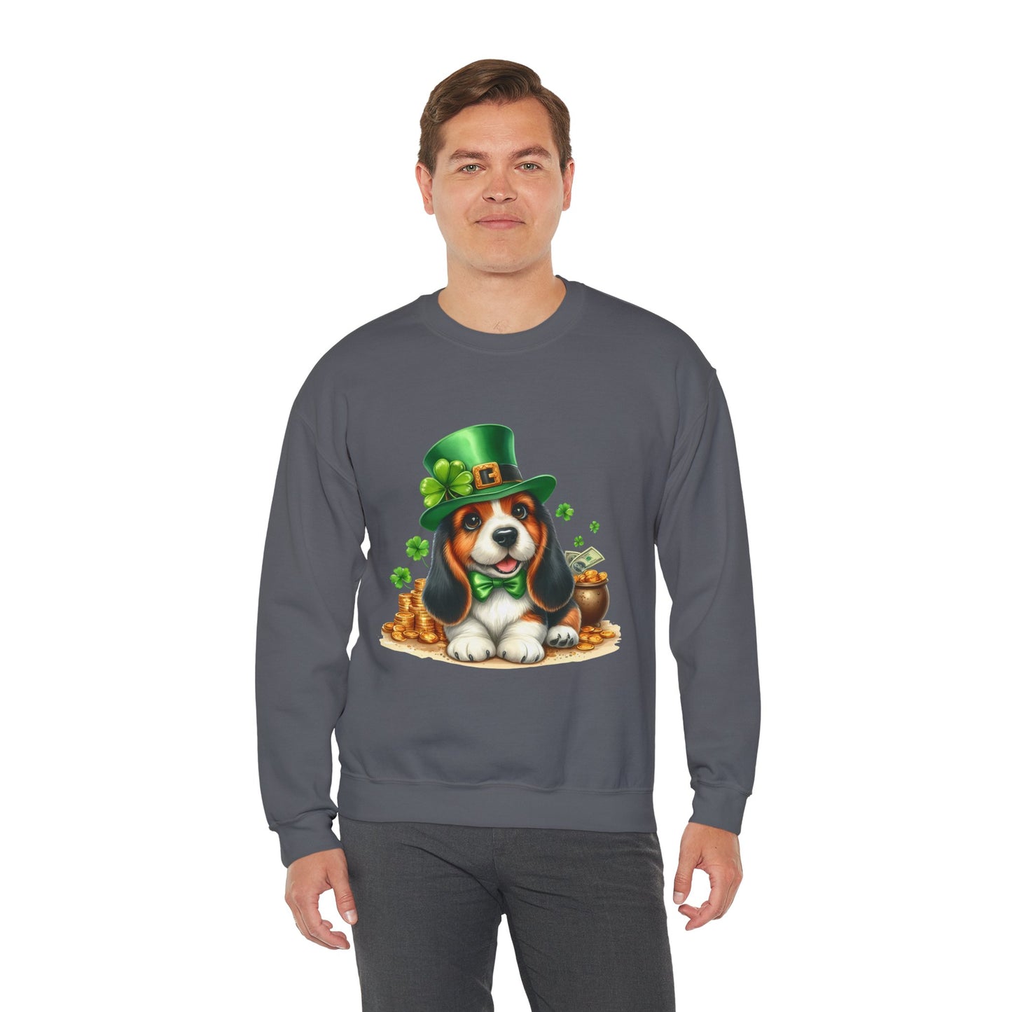Beagle Puppy Leprechaun Unisex Sweatshirt