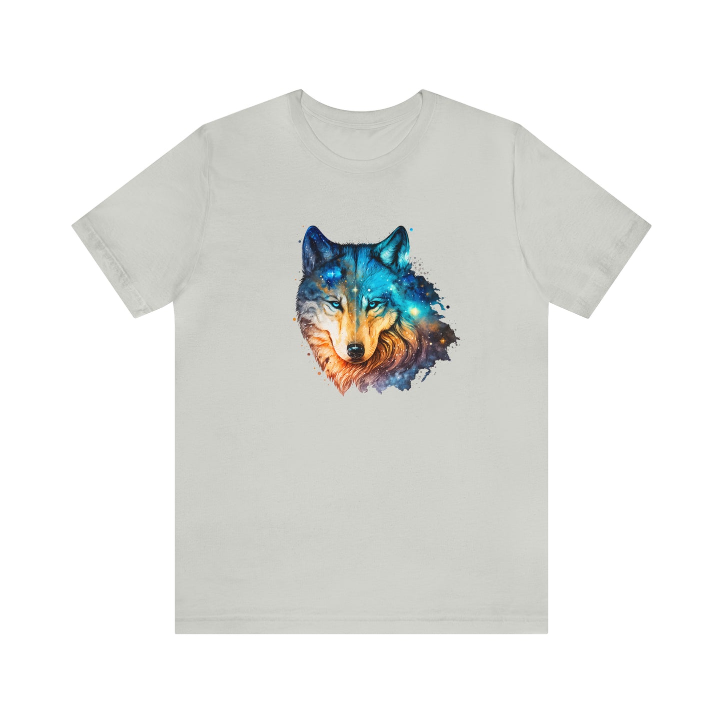 Unisex Jersey Short Sleeve Watercolor Wolf Tee