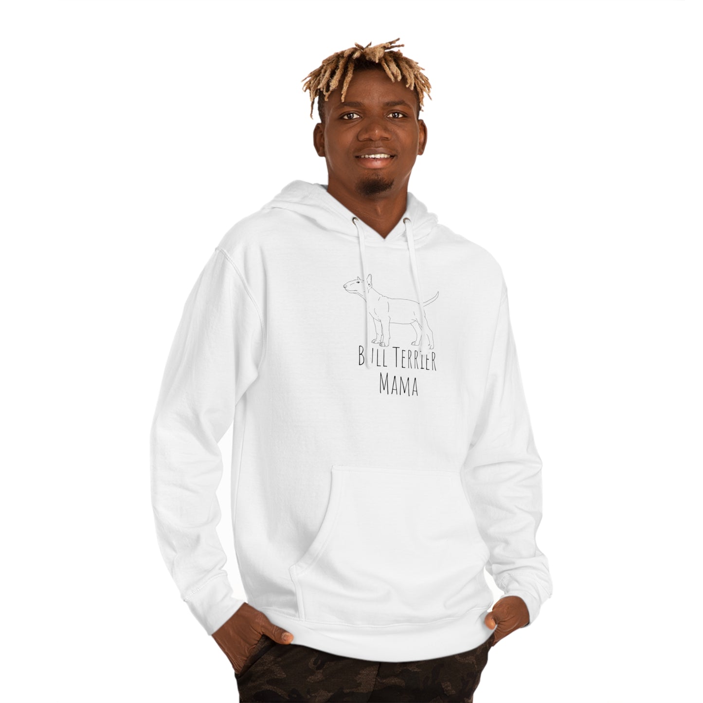 Unisex Hooded Bull Terrier Sweatshirt