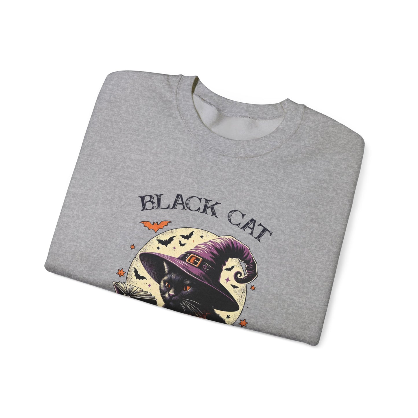 Black Cat Unisex Heavy Blend™ Crewneck Sweatshirt