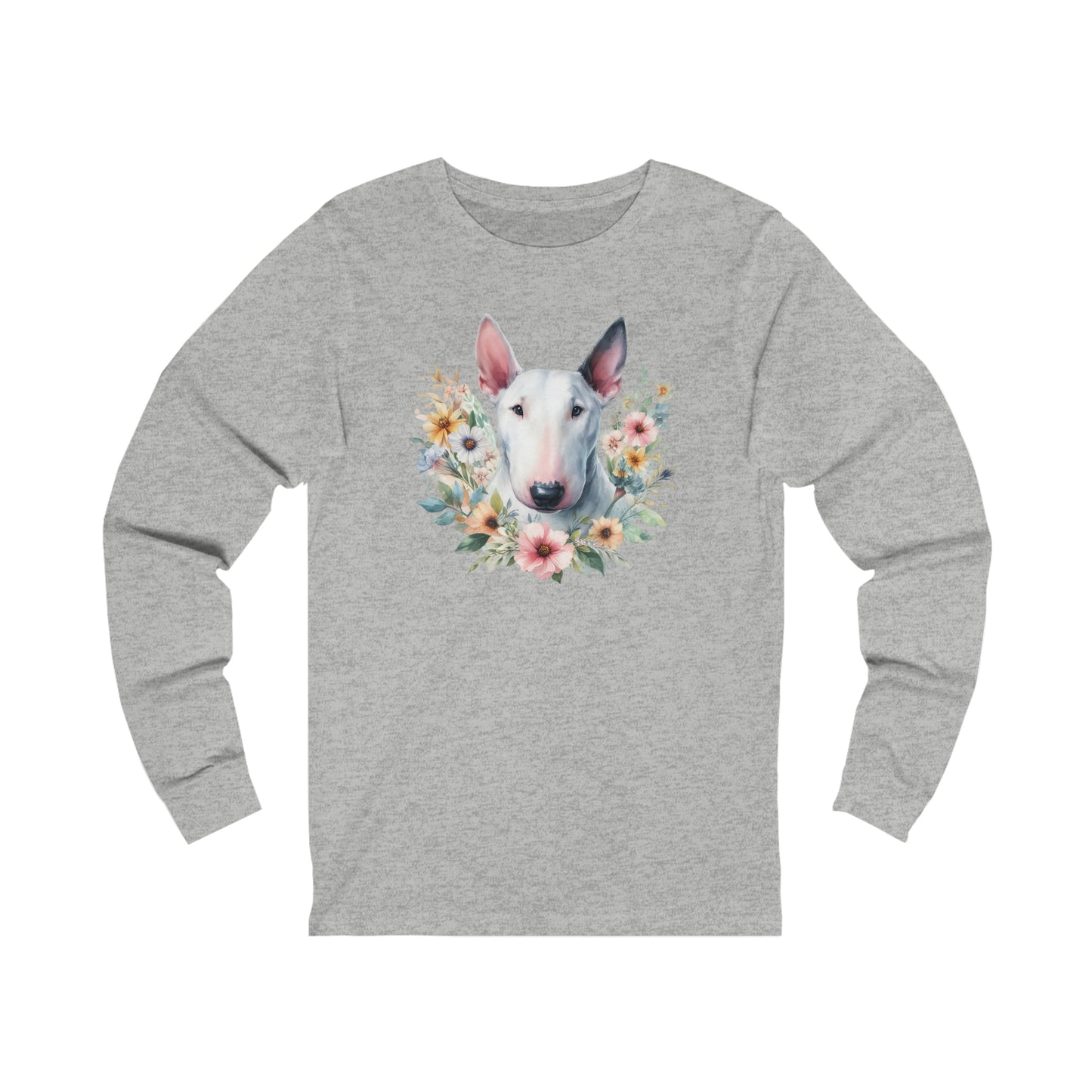 Flower Bull Unisex Jersey Long Sleeve Tee