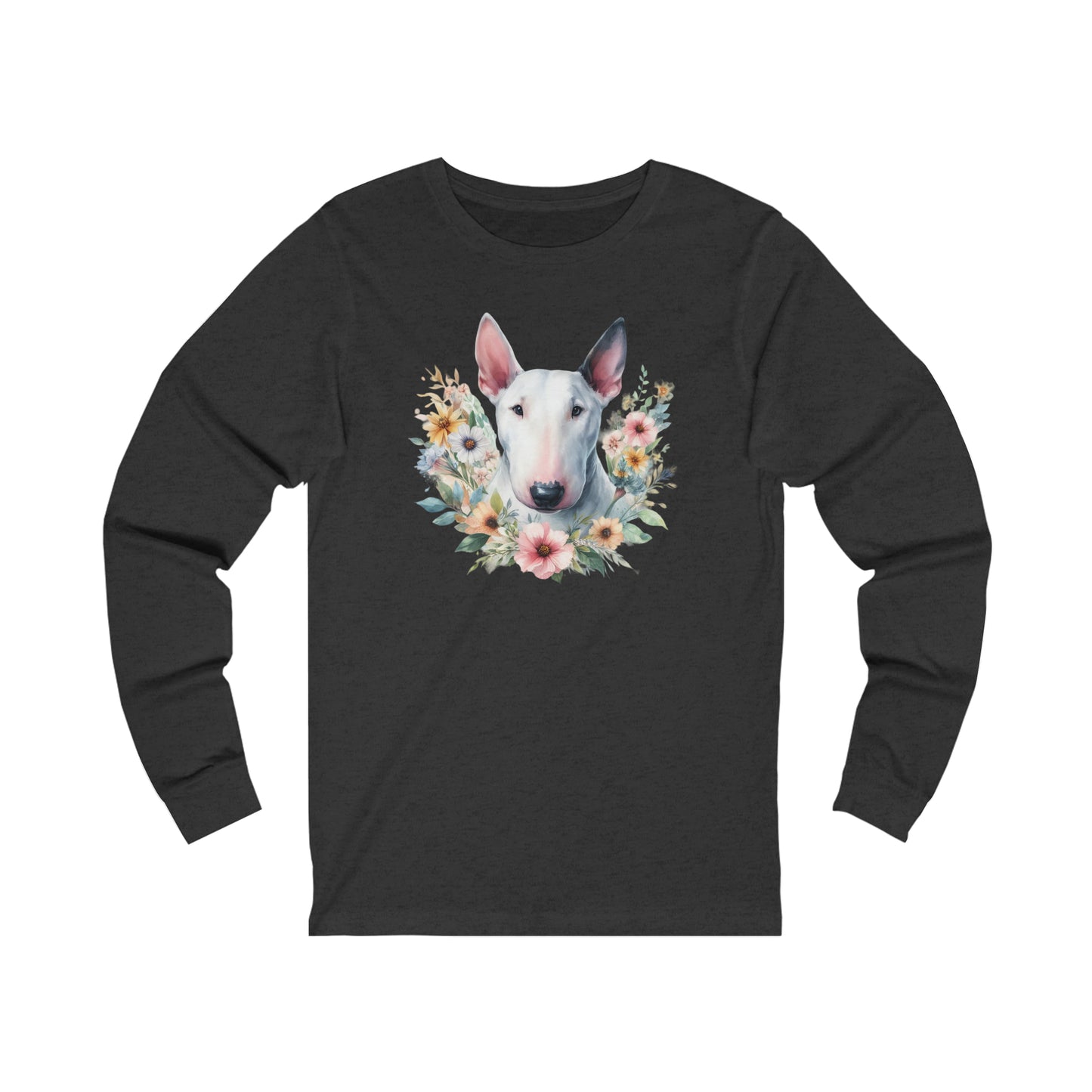 Flower Bull Unisex Jersey Long Sleeve Tee
