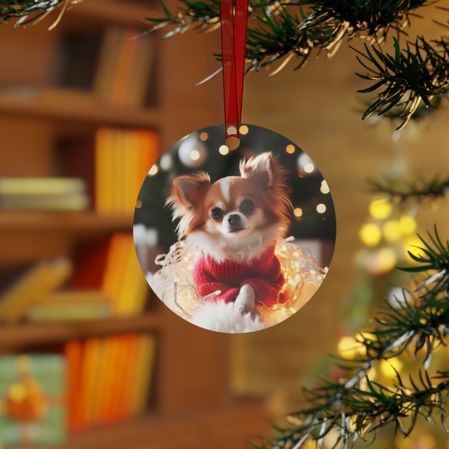 Chihuahua Metal Ornaments