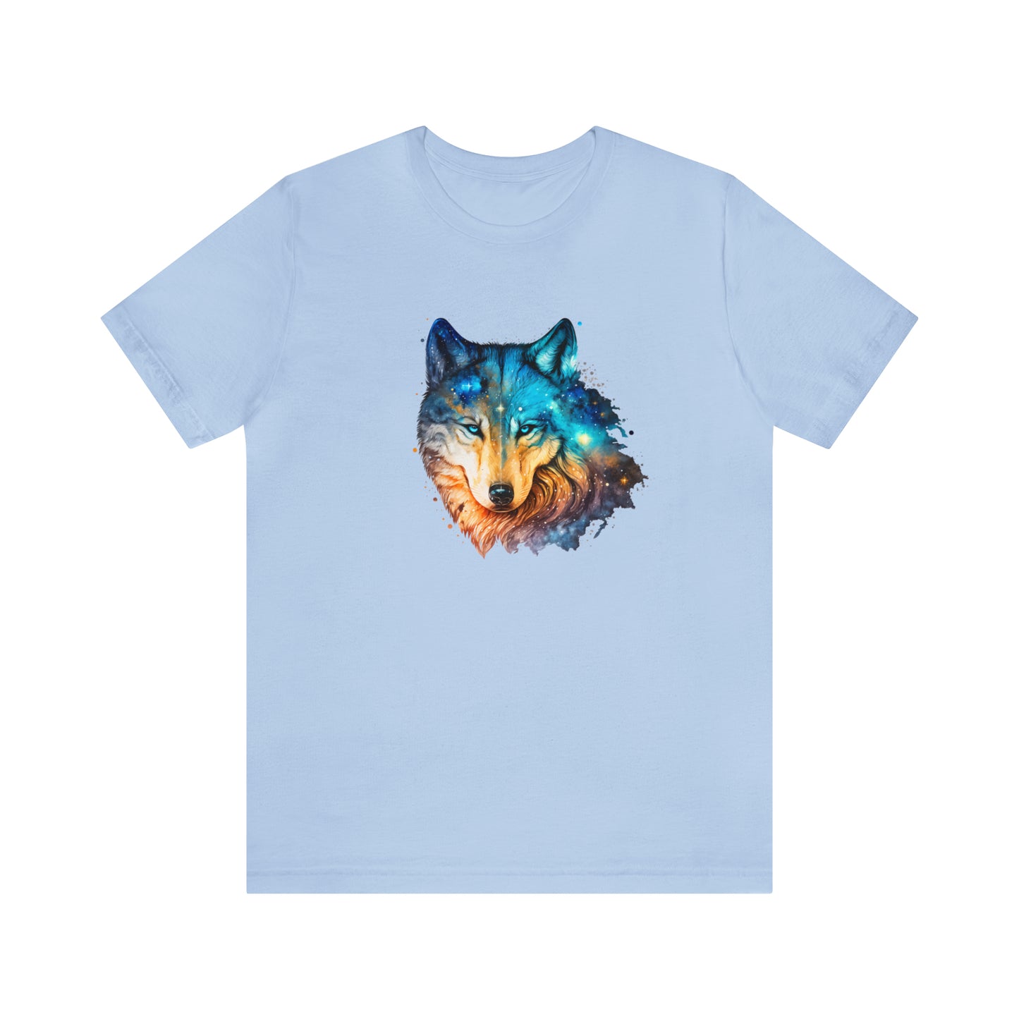Unisex Jersey Short Sleeve Watercolor Wolf Tee