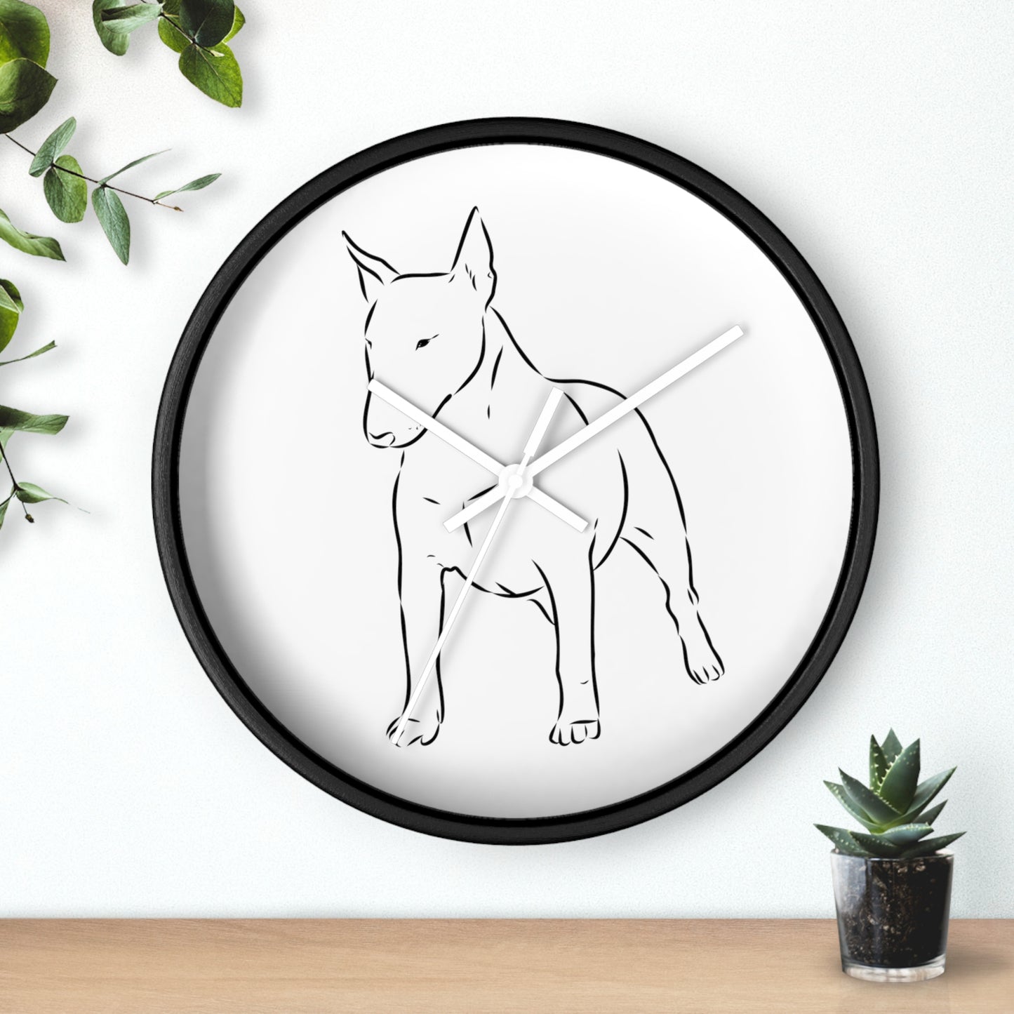 Bull Terrier Style 2 Wall Clock