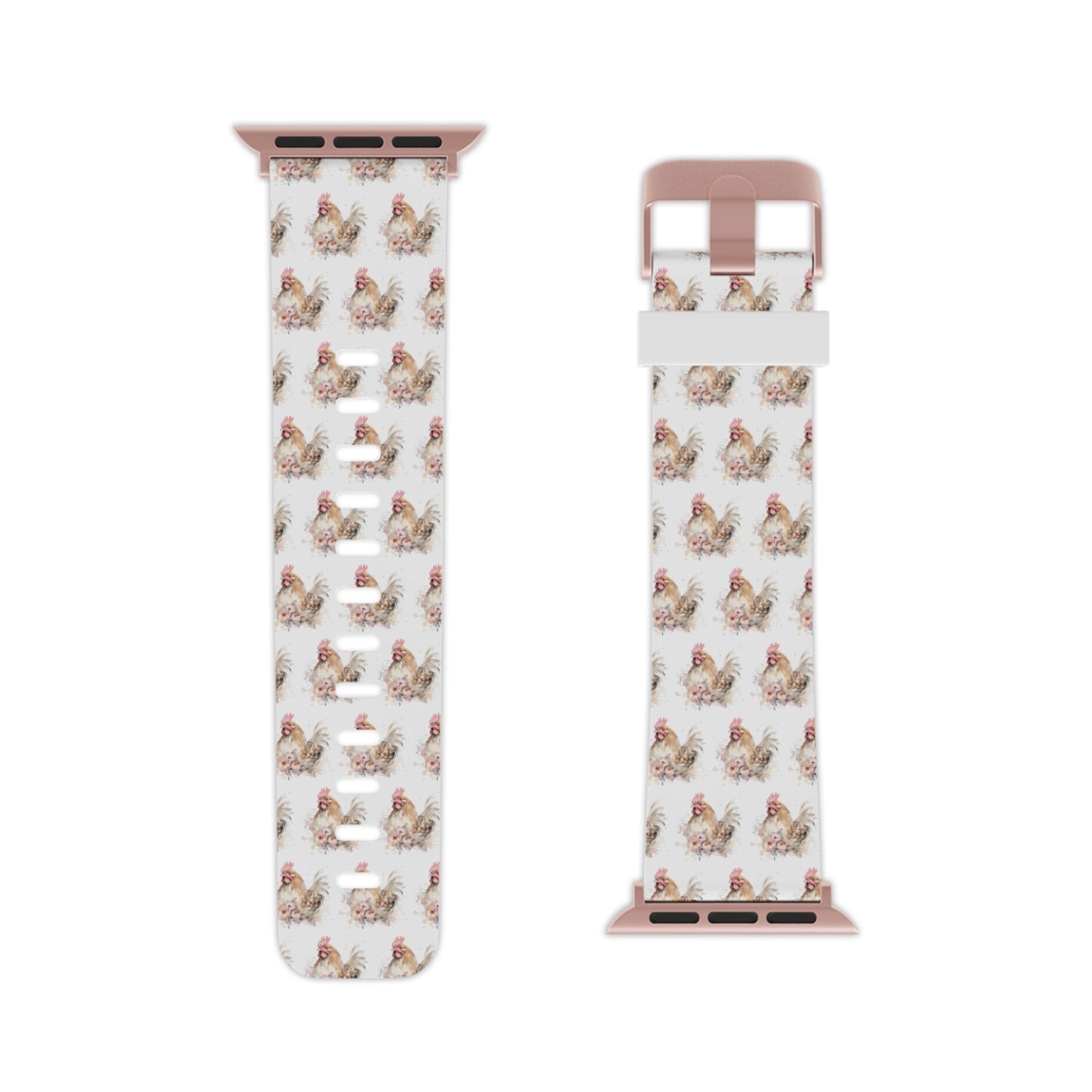 Watercolor Chicken Watch Band for Apple Watch