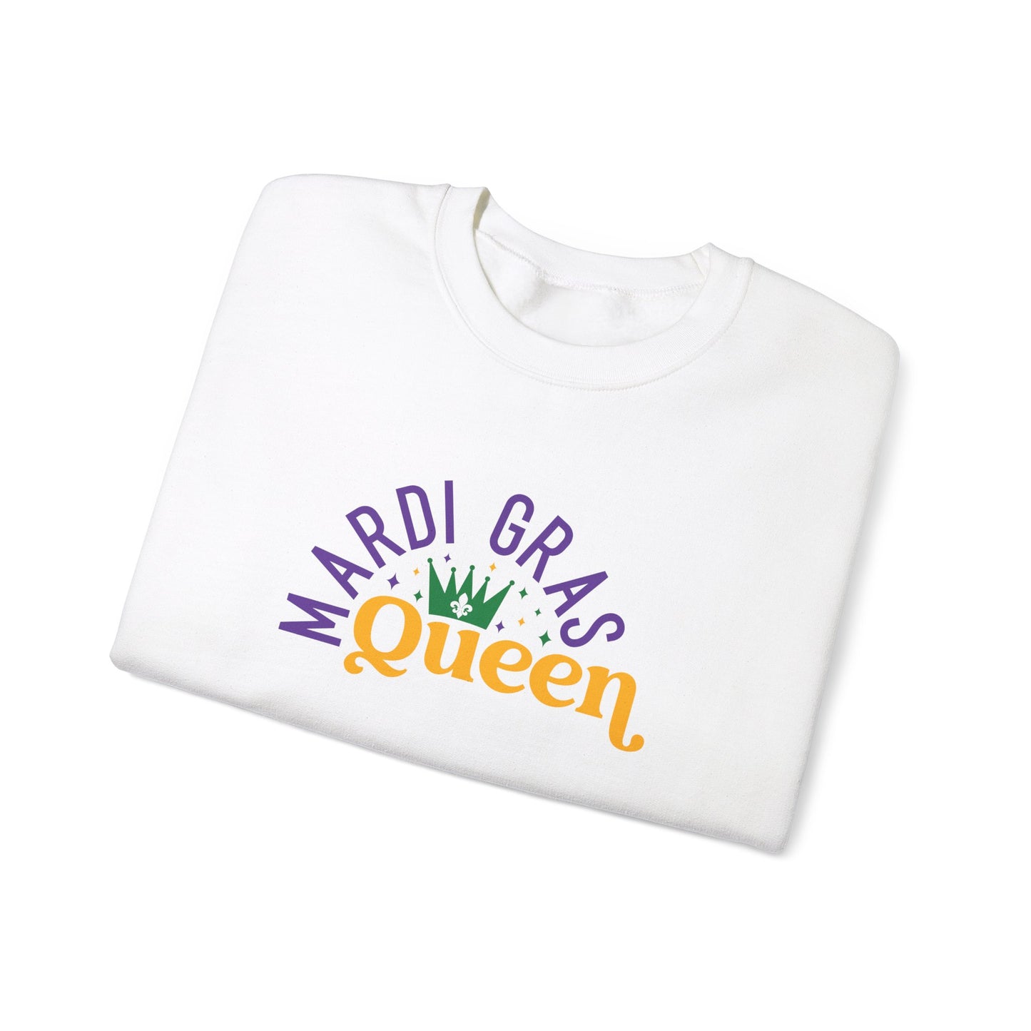 Mardi Gras Queen Unisex Heavy Blend™ Crewneck Sweatshirt