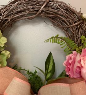 Hydrangea & Peony Wreath