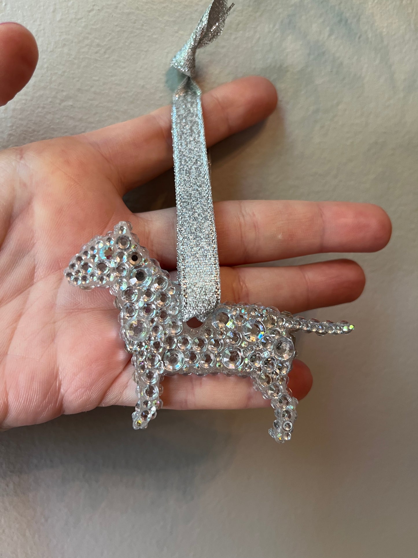 Bull Terrier Bling Ornament