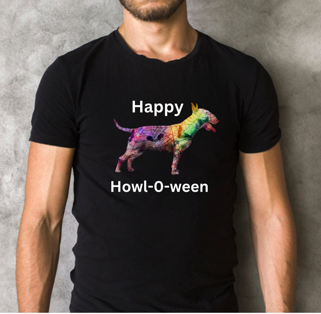 Happy Howl-O-Ween Bull Terrier Shirt