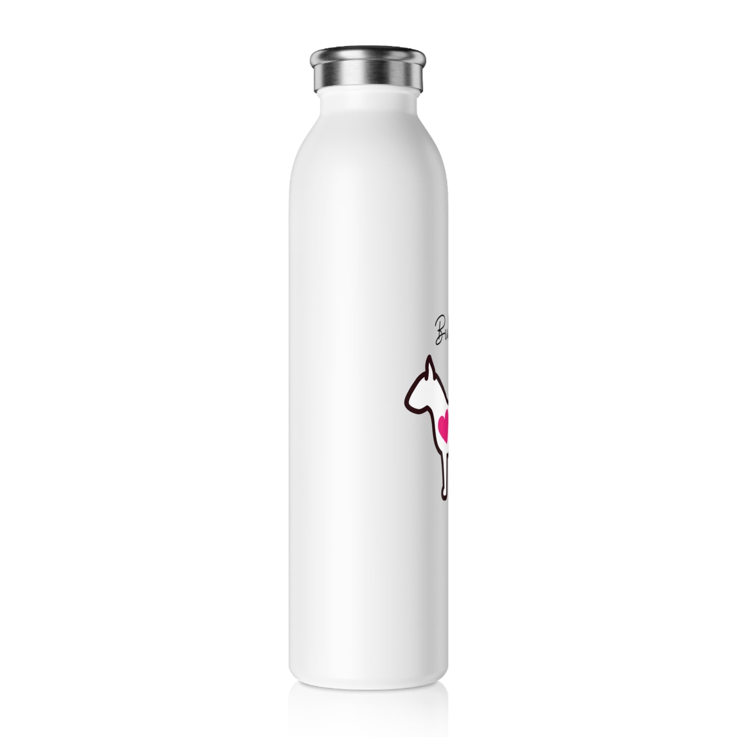 Bull Terrier Slim Water Bottle