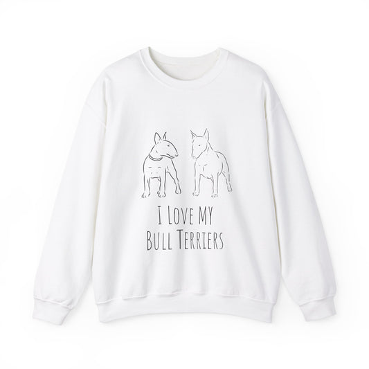 Bull Terriers Unisex Heavy Blend™ Crewneck Sweatshirt
