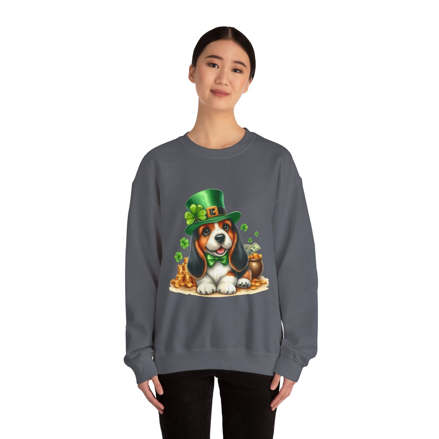 Beagle Puppy Leprechaun Unisex Sweatshirt