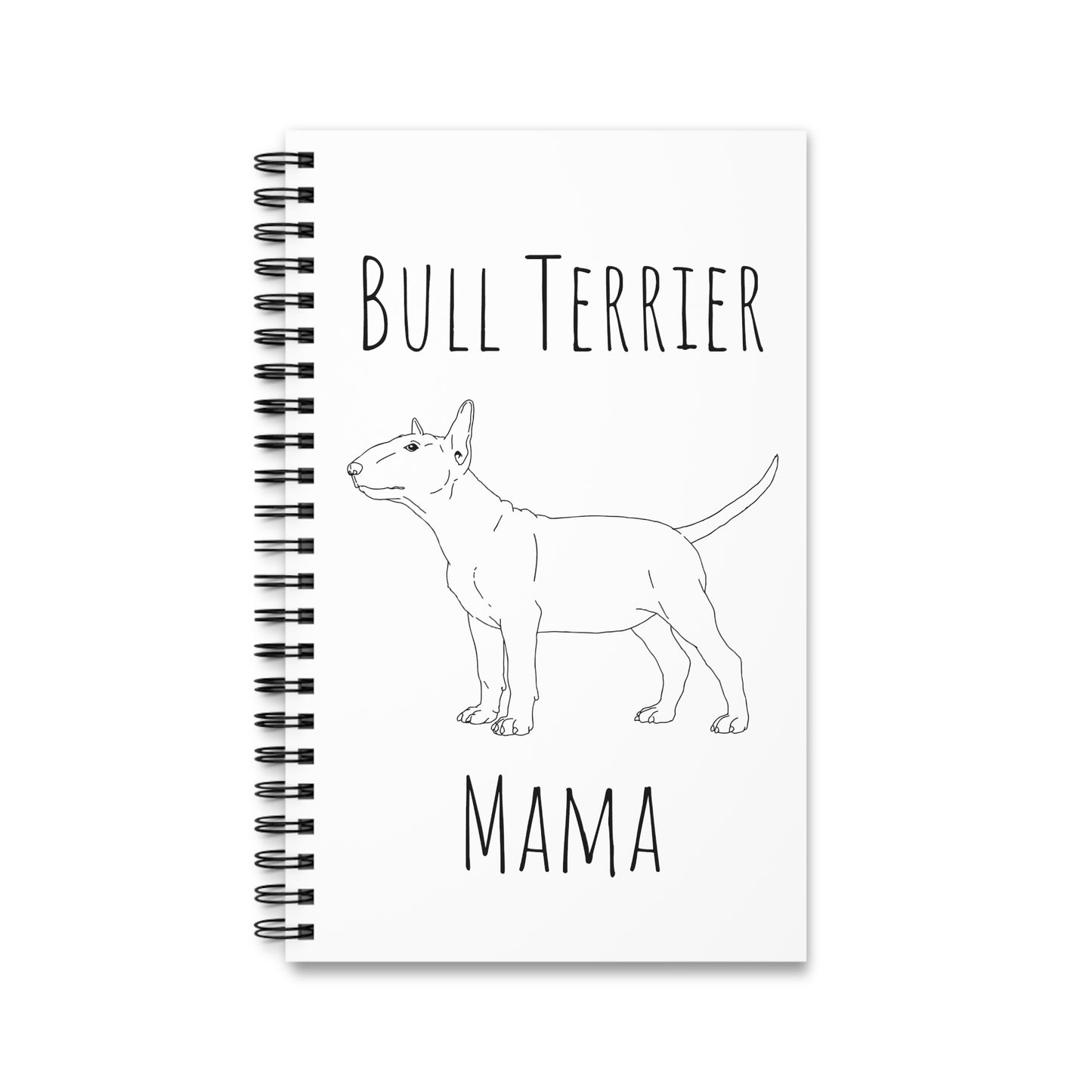 Bull Terrier Mama Spiral Journal