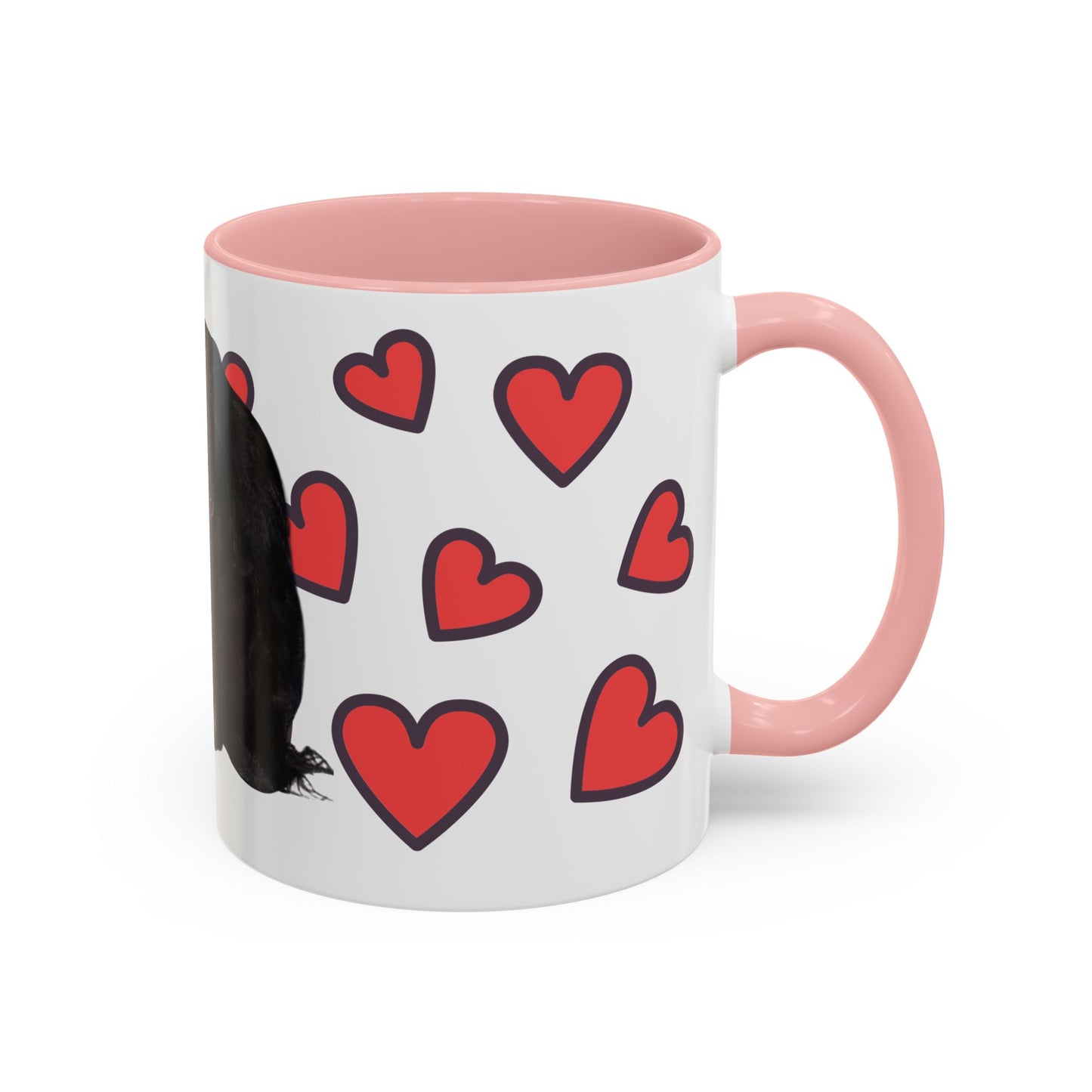 Cute Dog Lover's Accent Coffee Mug - Perfect Gift for Pet Owners, Valentine's Day, Birthdays, Dog Enthusiasts, Home & Office
