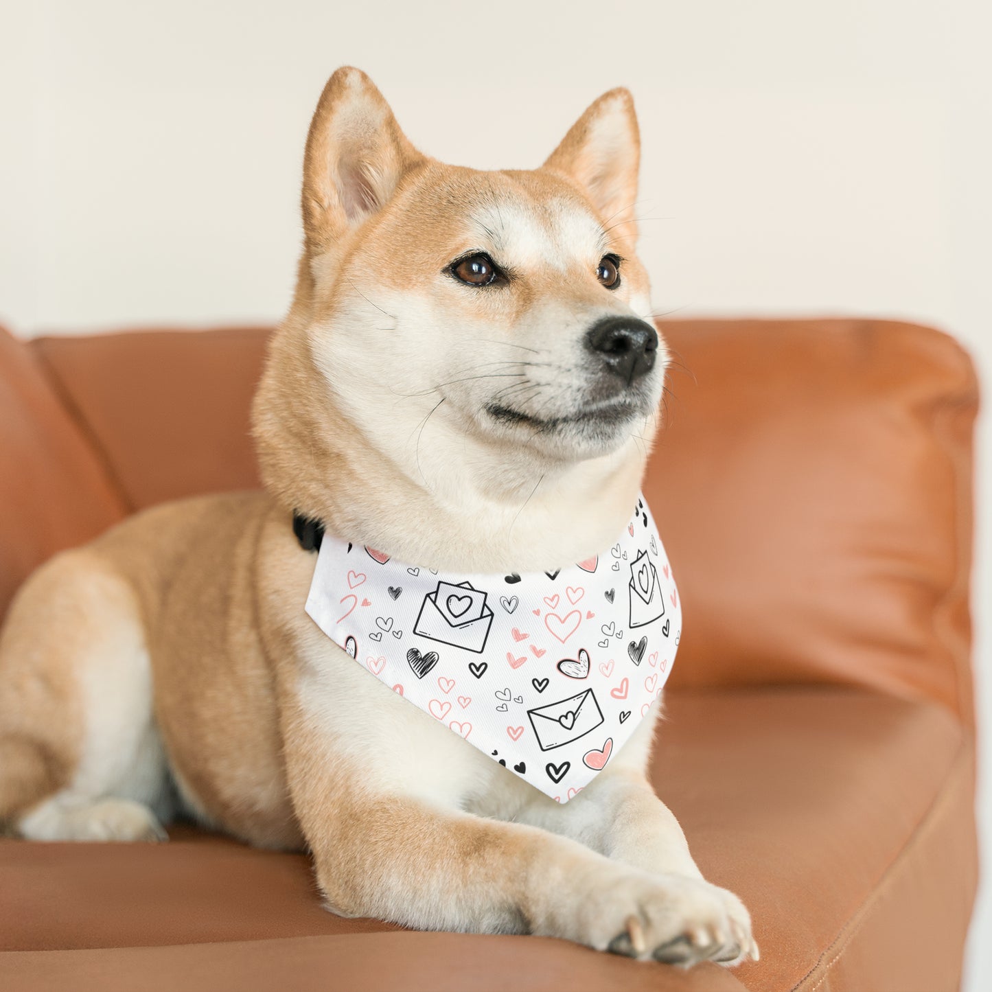 Valentine's Day Pet Bandana Collar