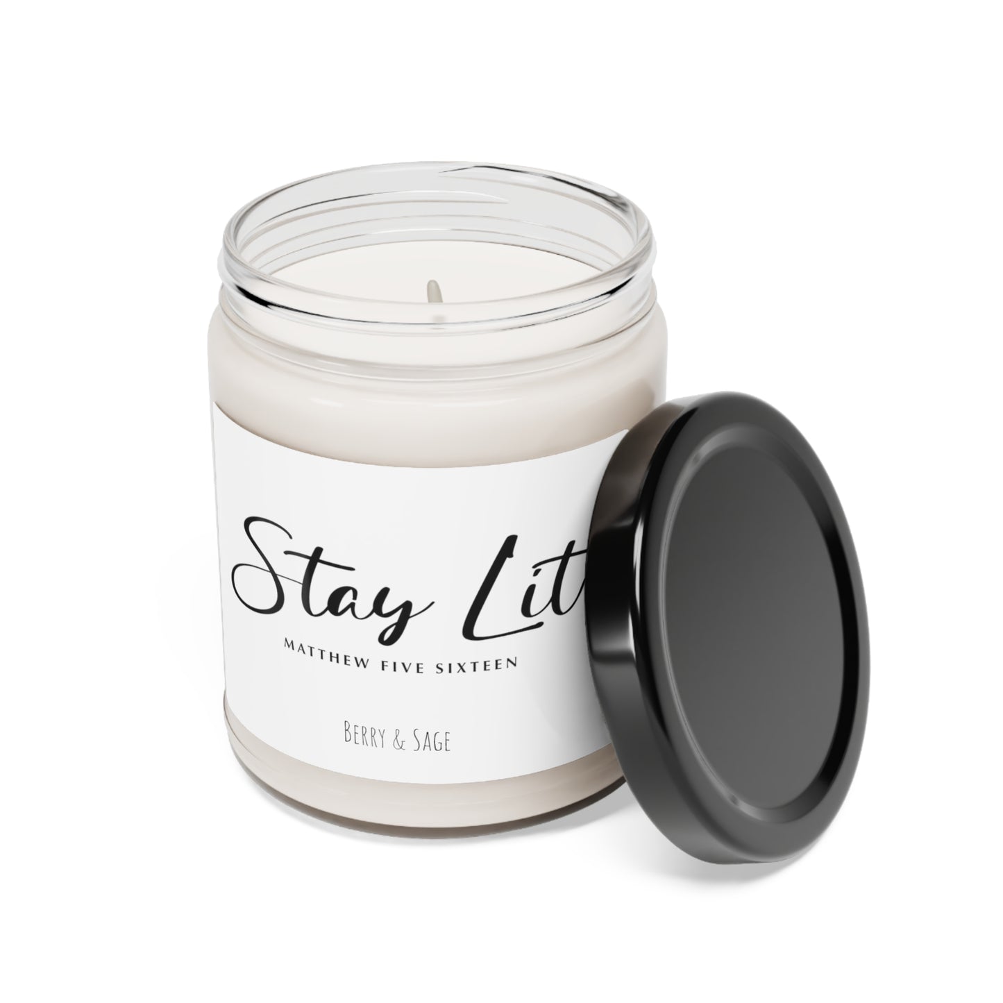 Stay Lit Scented Soy Candle, 9oz