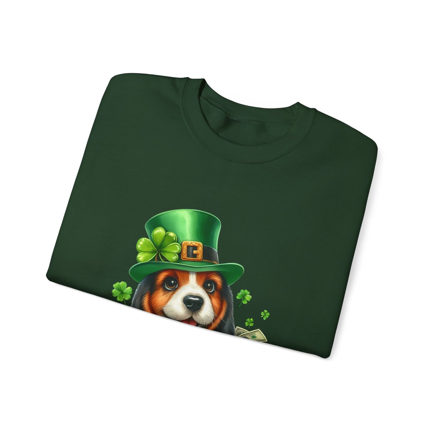 Beagle Puppy Leprechaun Unisex Sweatshirt