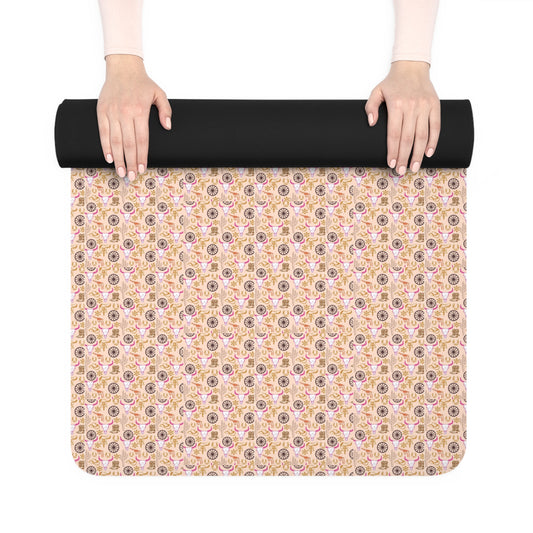 Tiny Western Print Rubber Yoga Mat