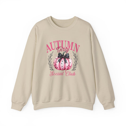 Autumn Girly Social Club Unisex Heavy Blend™ Crewneck Sweatshirt