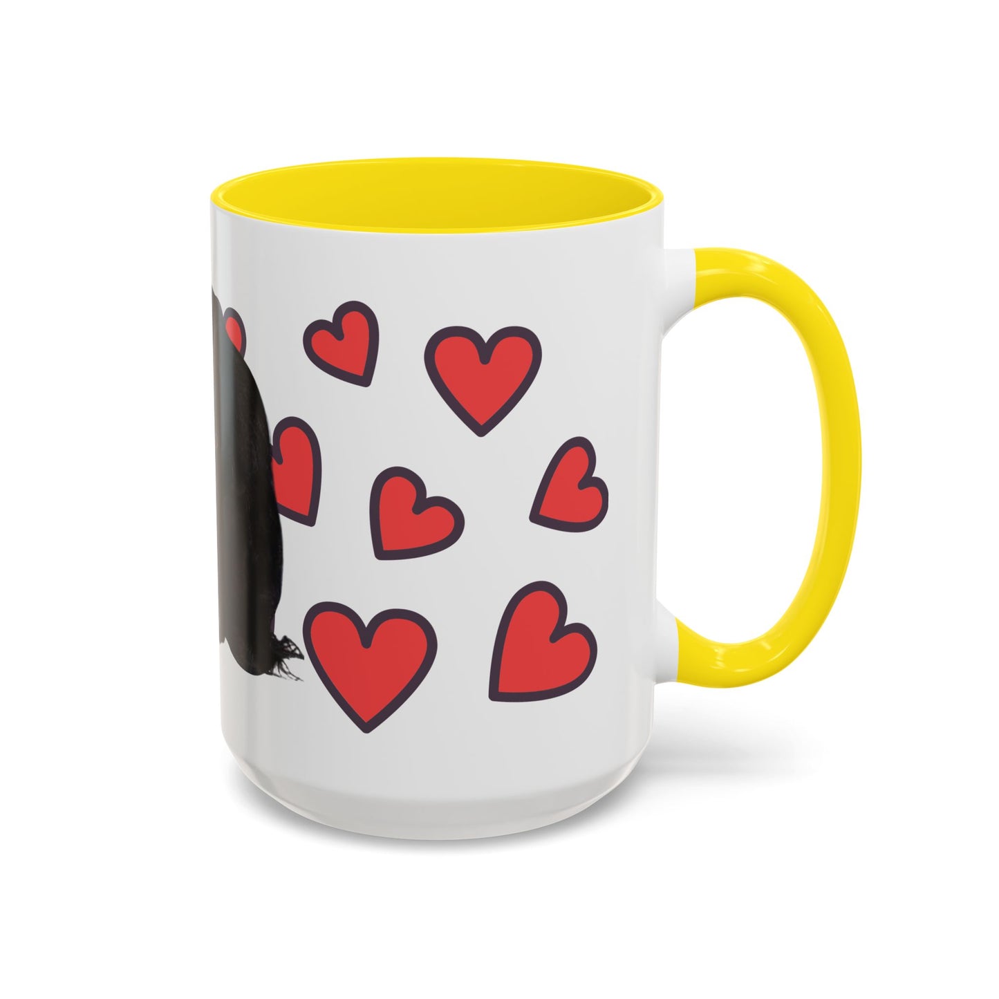 Cute Dog Lover's Accent Coffee Mug - Perfect Gift for Pet Owners, Valentine's Day, Birthdays, Dog Enthusiasts, Home & Office