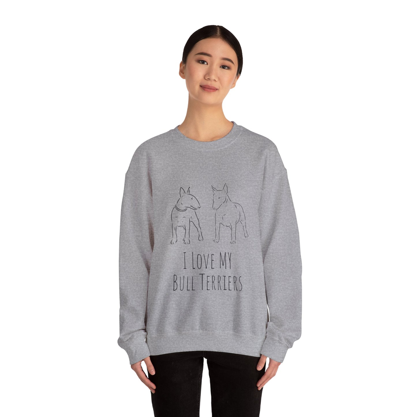 Bull Terriers Unisex Heavy Blend™ Crewneck Sweatshirt