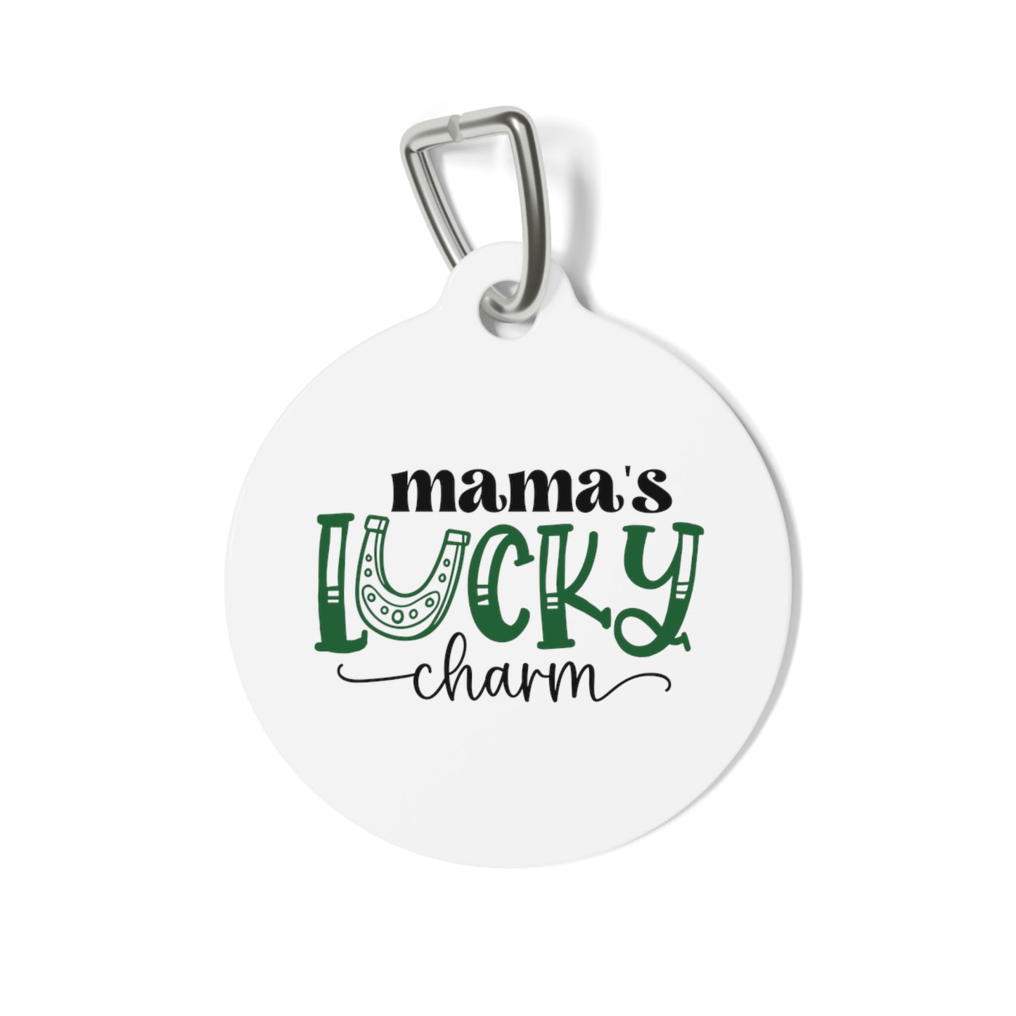 Mama's Lucky Charm Pet Tag