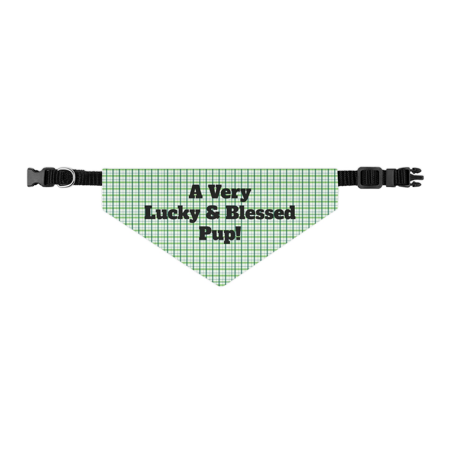 A Very Lucky & Blessed Pup Pet Bandana Collar