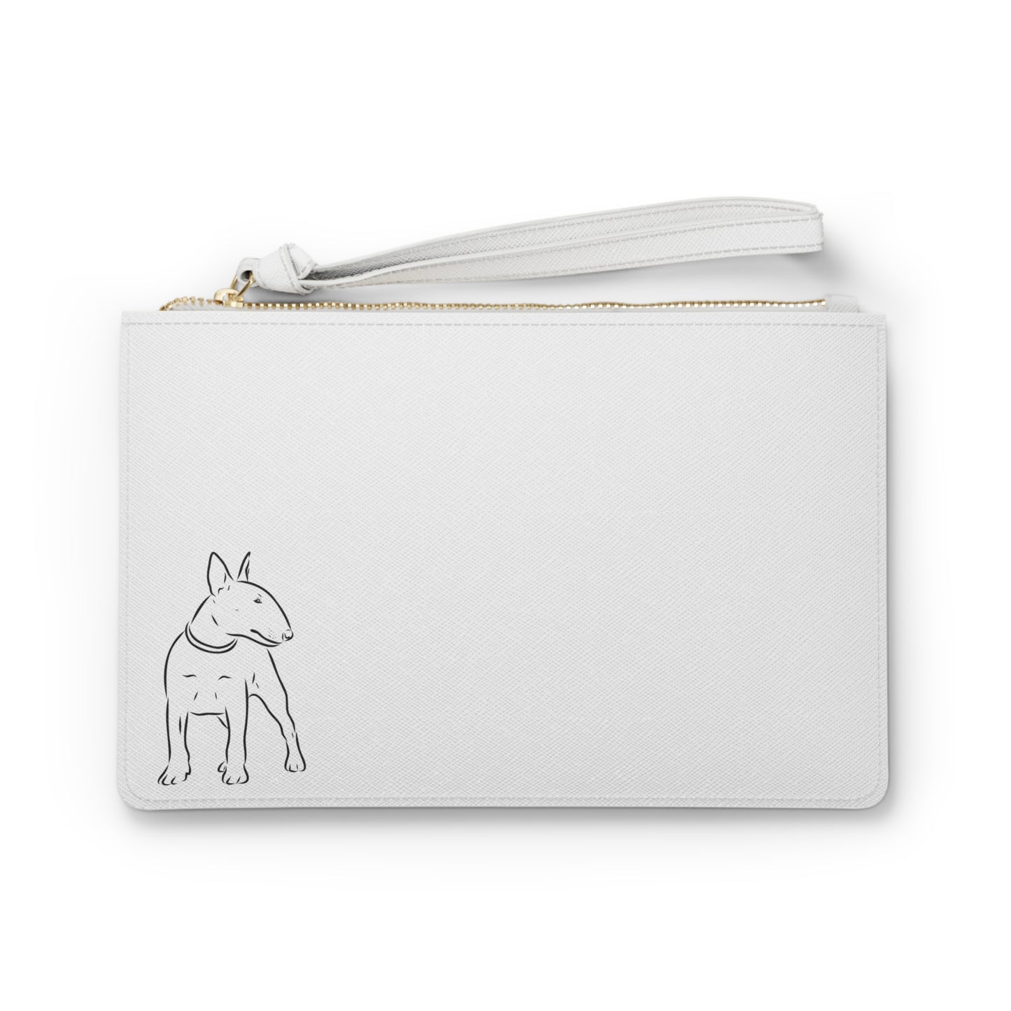 Bull Terrier Style 2 Clutch Bag