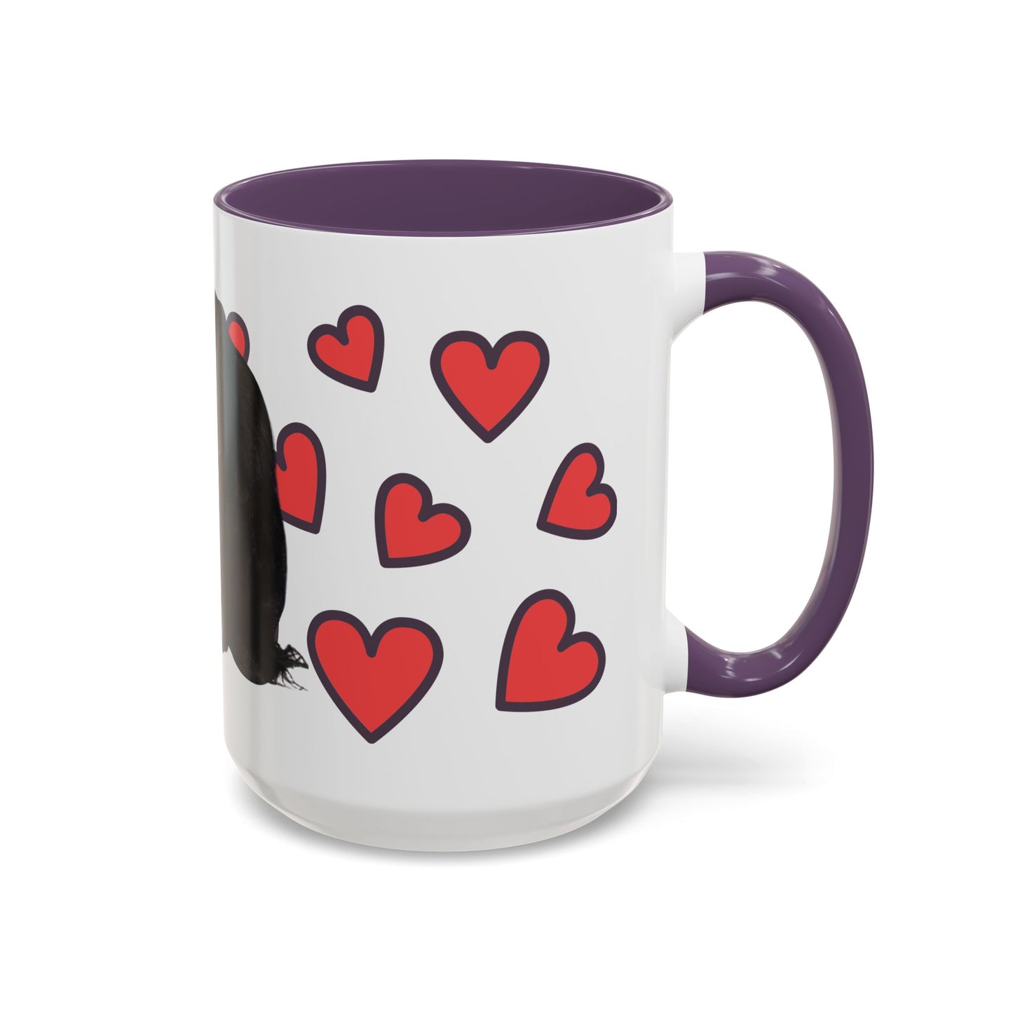 Cute Dog Lover's Accent Coffee Mug - Perfect Gift for Pet Owners, Valentine's Day, Birthdays, Dog Enthusiasts, Home & Office