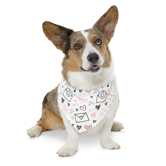 Valentine's Day Pet Bandana Collar