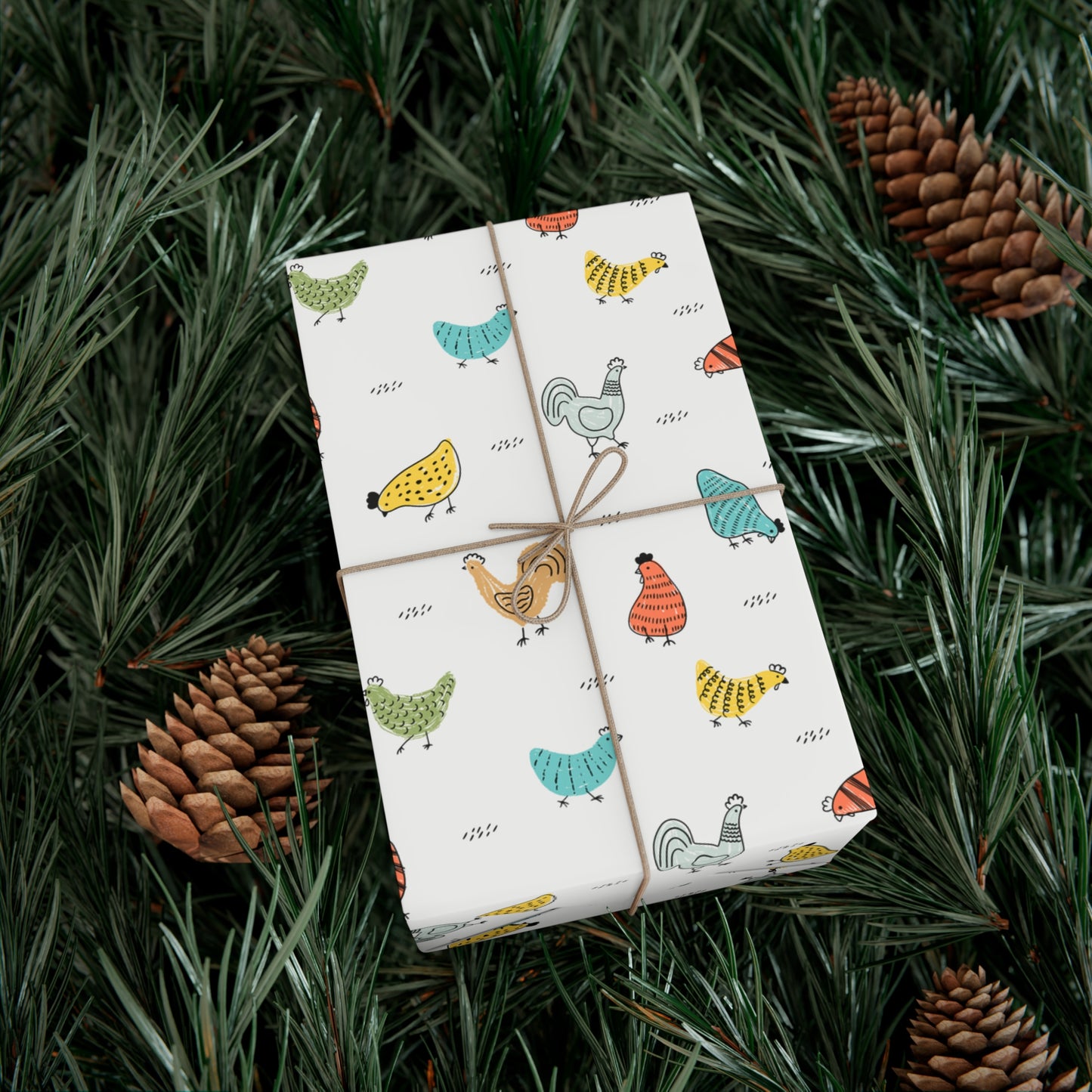 Chicken Gift Wrap Papers