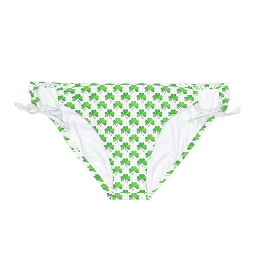 Shamrock Loop Tie Side Bikini Bottom (AOP)