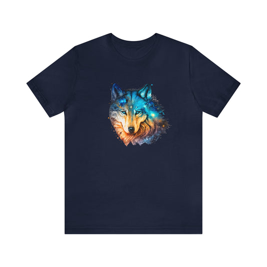 Unisex Jersey Short Sleeve  Watercolor Wolf Tee