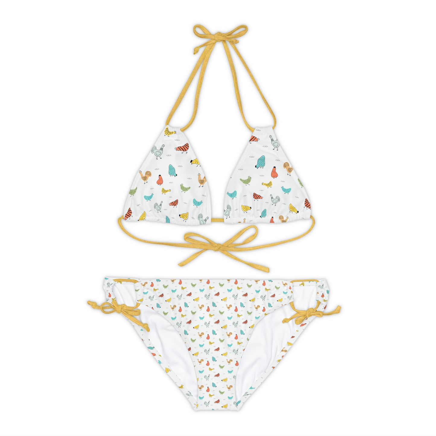 Strappy Chicken Bikini Set