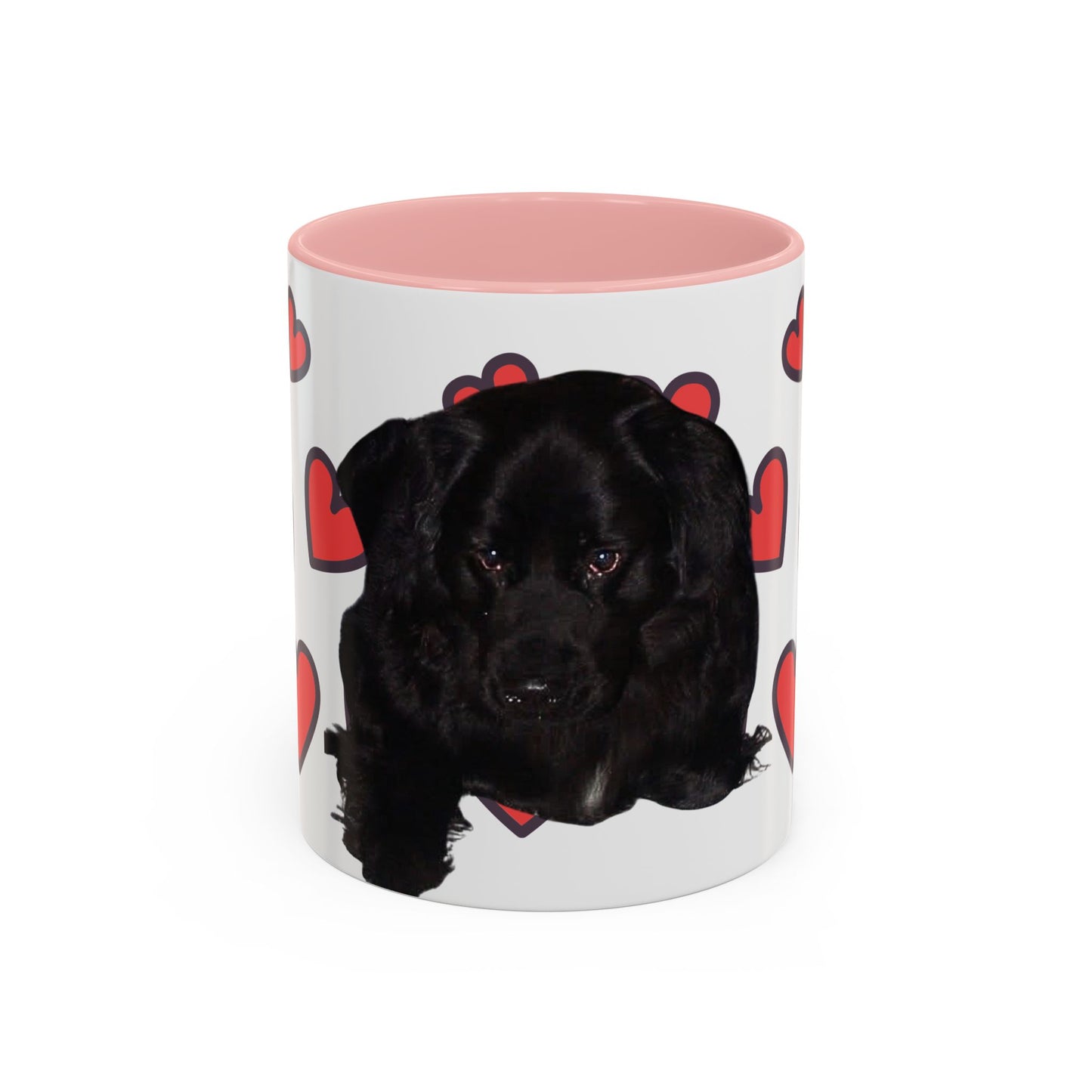 Cute Dog Lover's Accent Coffee Mug - Perfect Gift for Pet Owners, Valentine's Day, Birthdays, Dog Enthusiasts, Home & Office