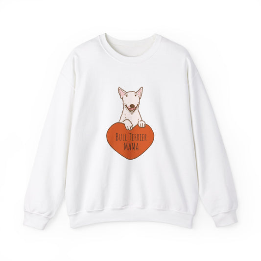 Bull Terrier Heart Unisex Heavy Blend™ Crewneck Sweatshirt