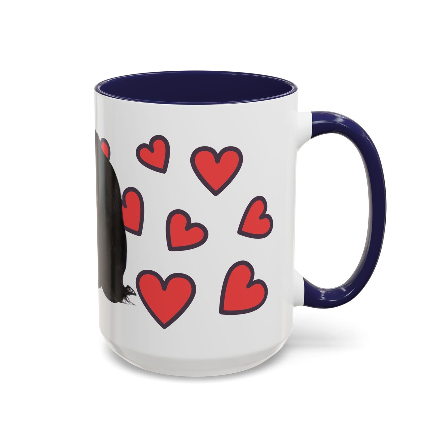 Cute Dog Lover's Accent Coffee Mug - Perfect Gift for Pet Owners, Valentine's Day, Birthdays, Dog Enthusiasts, Home & Office