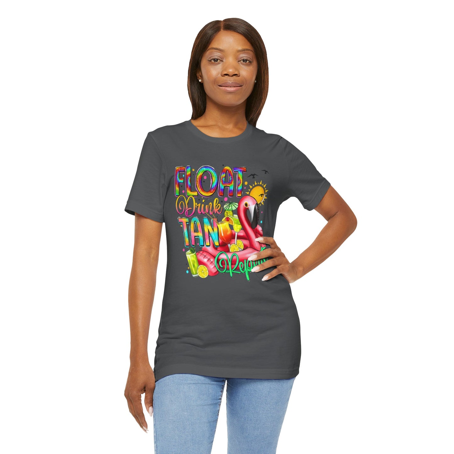 Flamingo Unisex Jersey Short Sleeve Tee