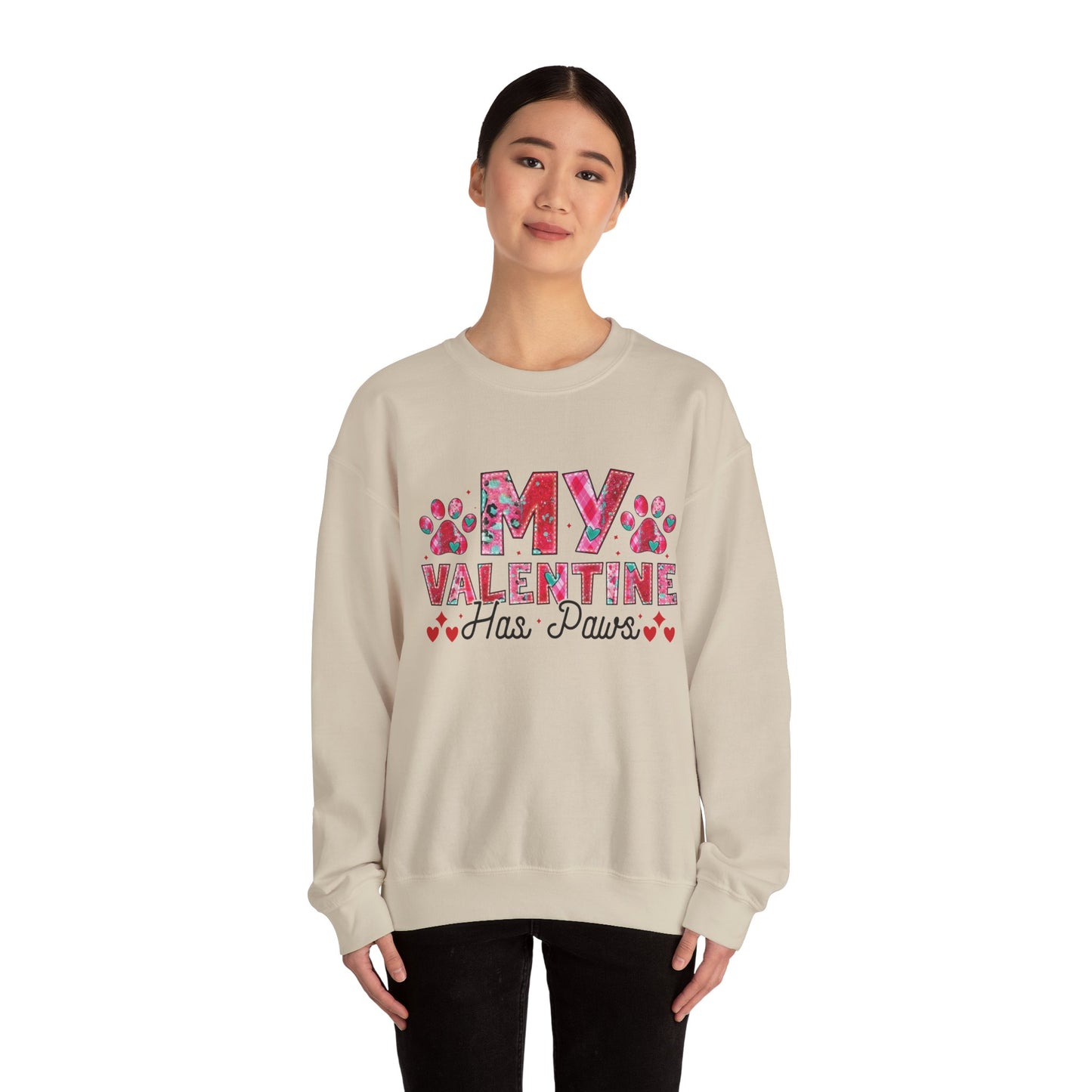 My Valentine  Unisex Heavy Blend™ Crewneck Sweatshirt