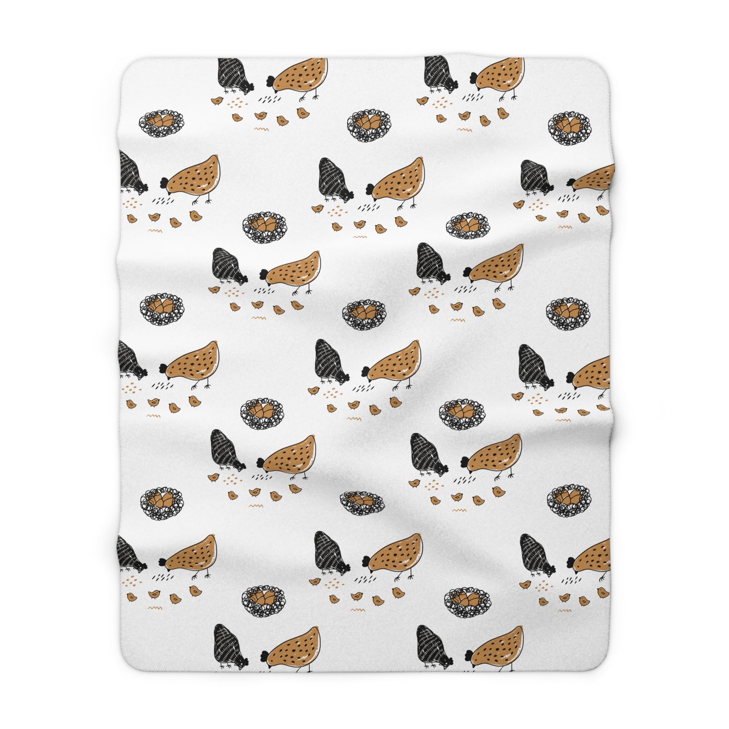 Chicken Sherpa Fleece Blanket