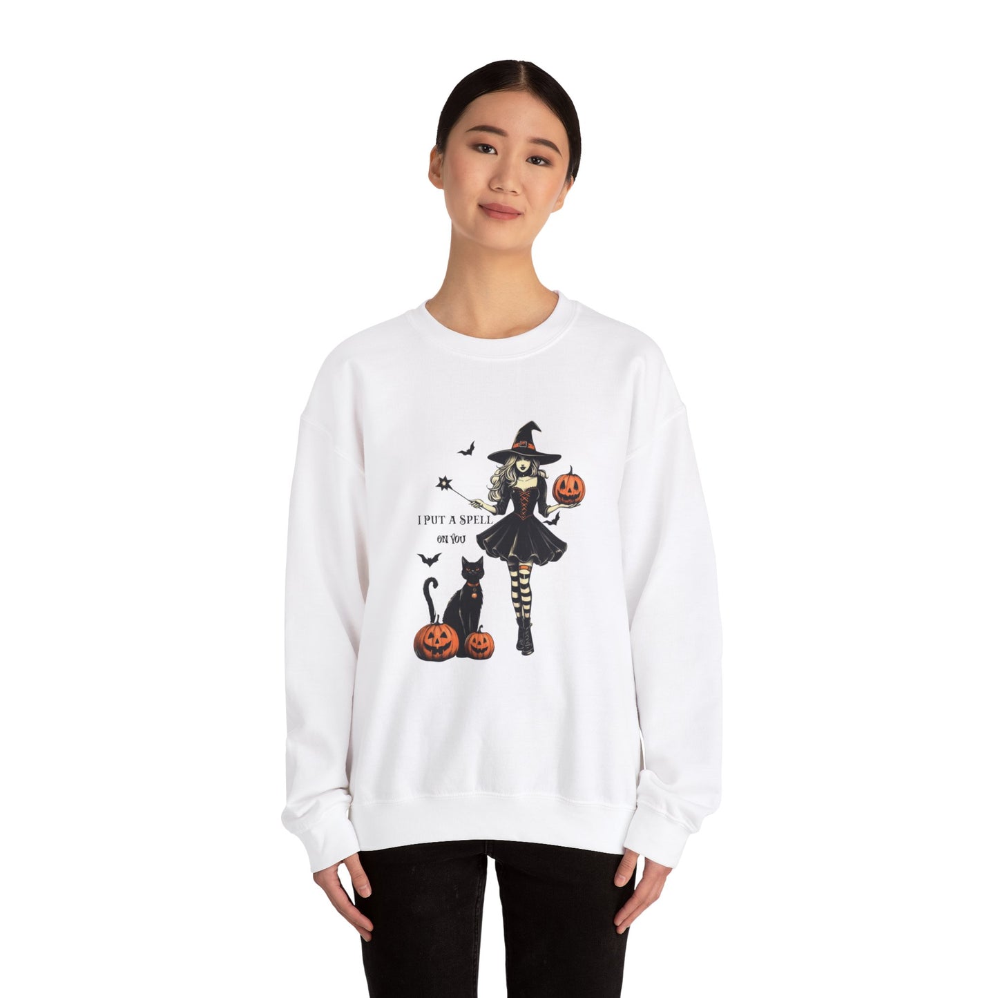 I Put A Spell On You Unisex Heavy Blend™ Crewneck Sweatshirt