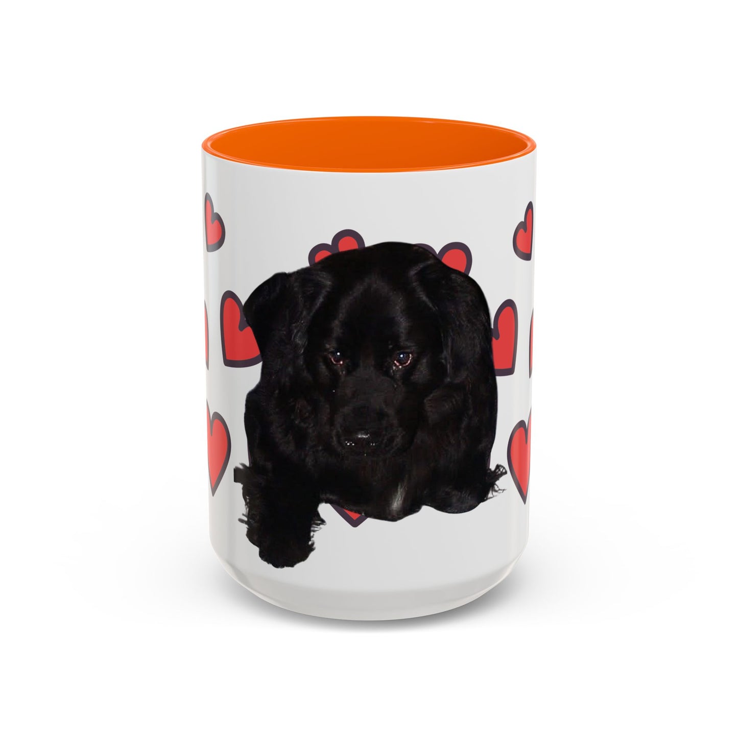 Cute Dog Lover's Accent Coffee Mug - Perfect Gift for Pet Owners, Valentine's Day, Birthdays, Dog Enthusiasts, Home & Office