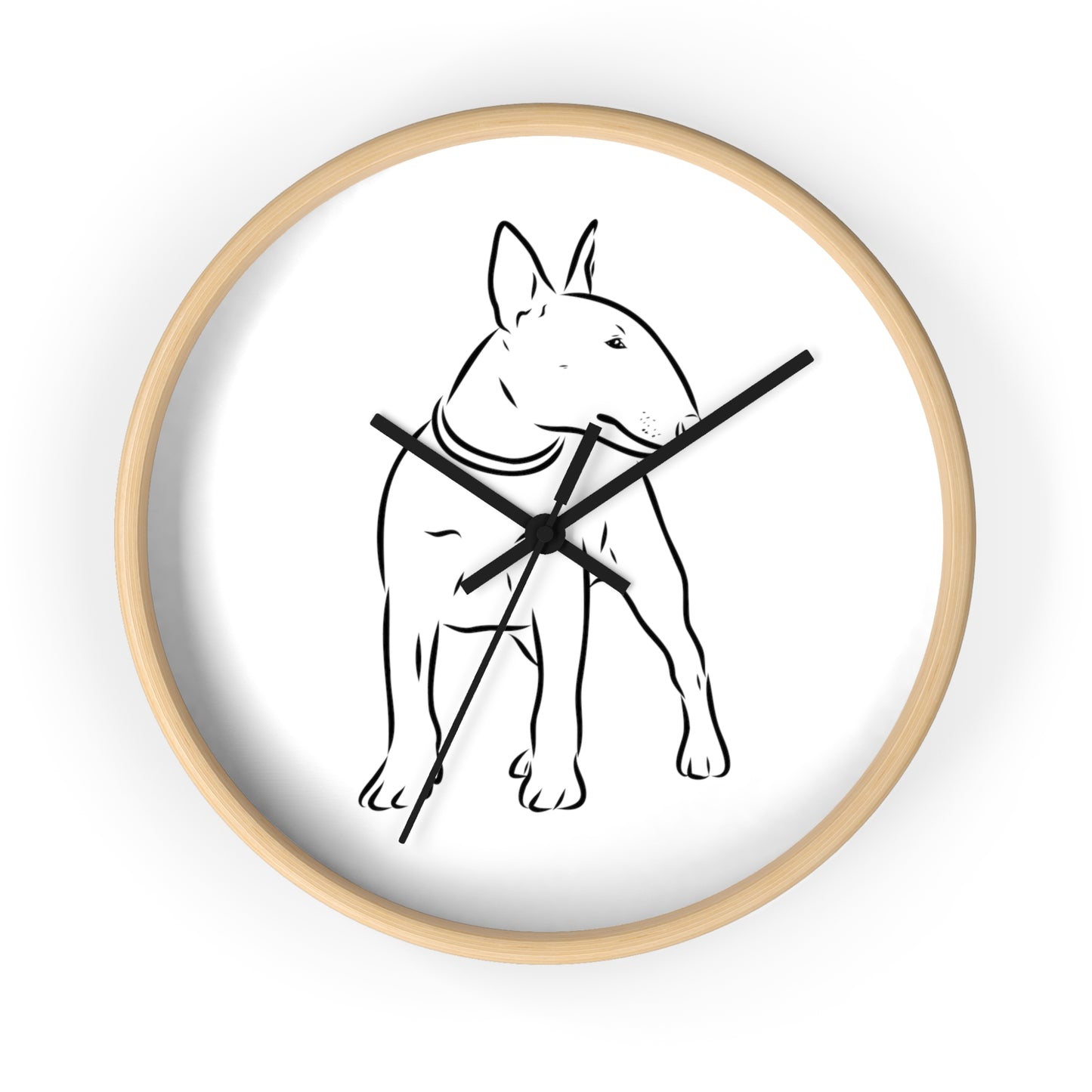 Bull Terrier Wall Clock
