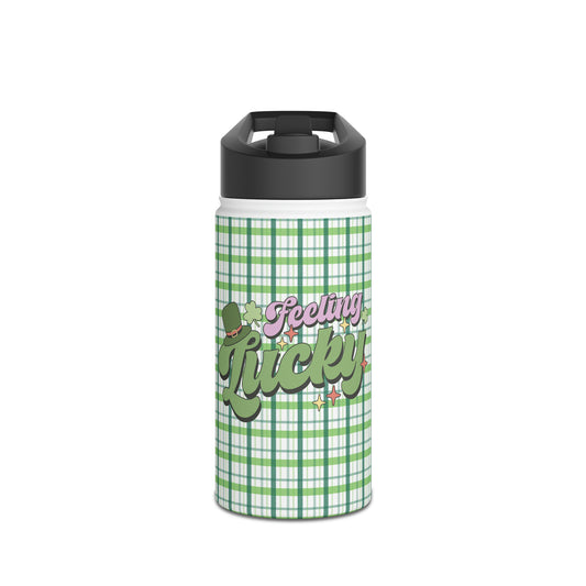 St. Patrick's Day Stainless Steel Water Bottle, Standard Lid