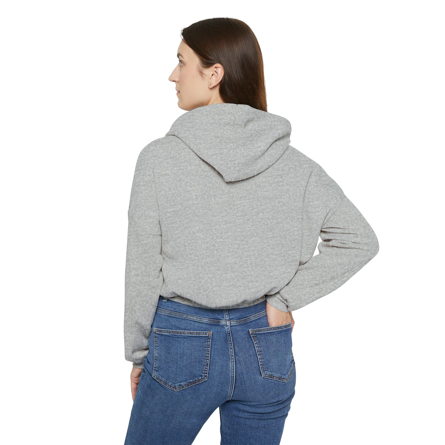 Women's Bull Terrier Cinched Bottom Hoodie