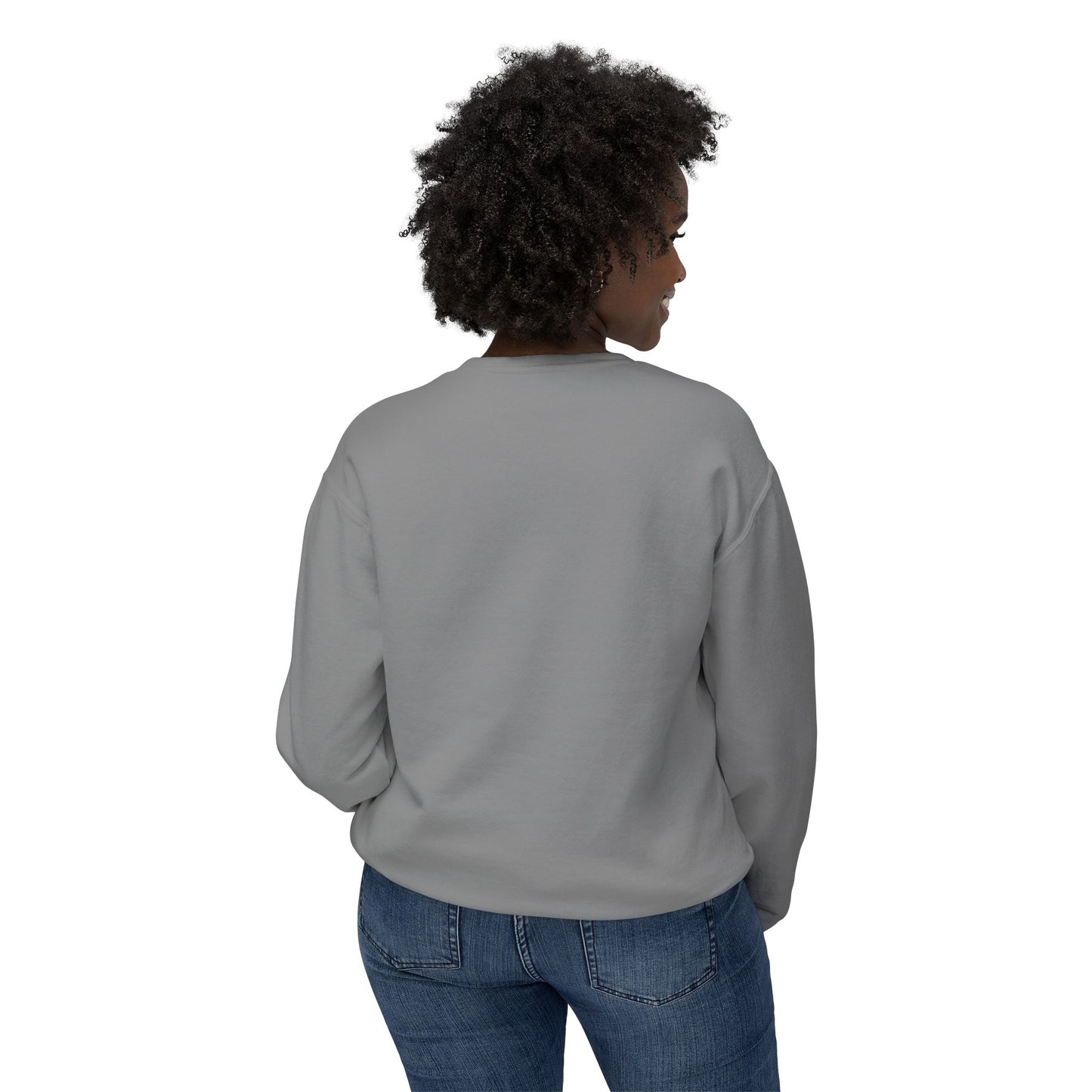 Christmas Chicken Unisex Lightweight Crewneck Sweatshirt