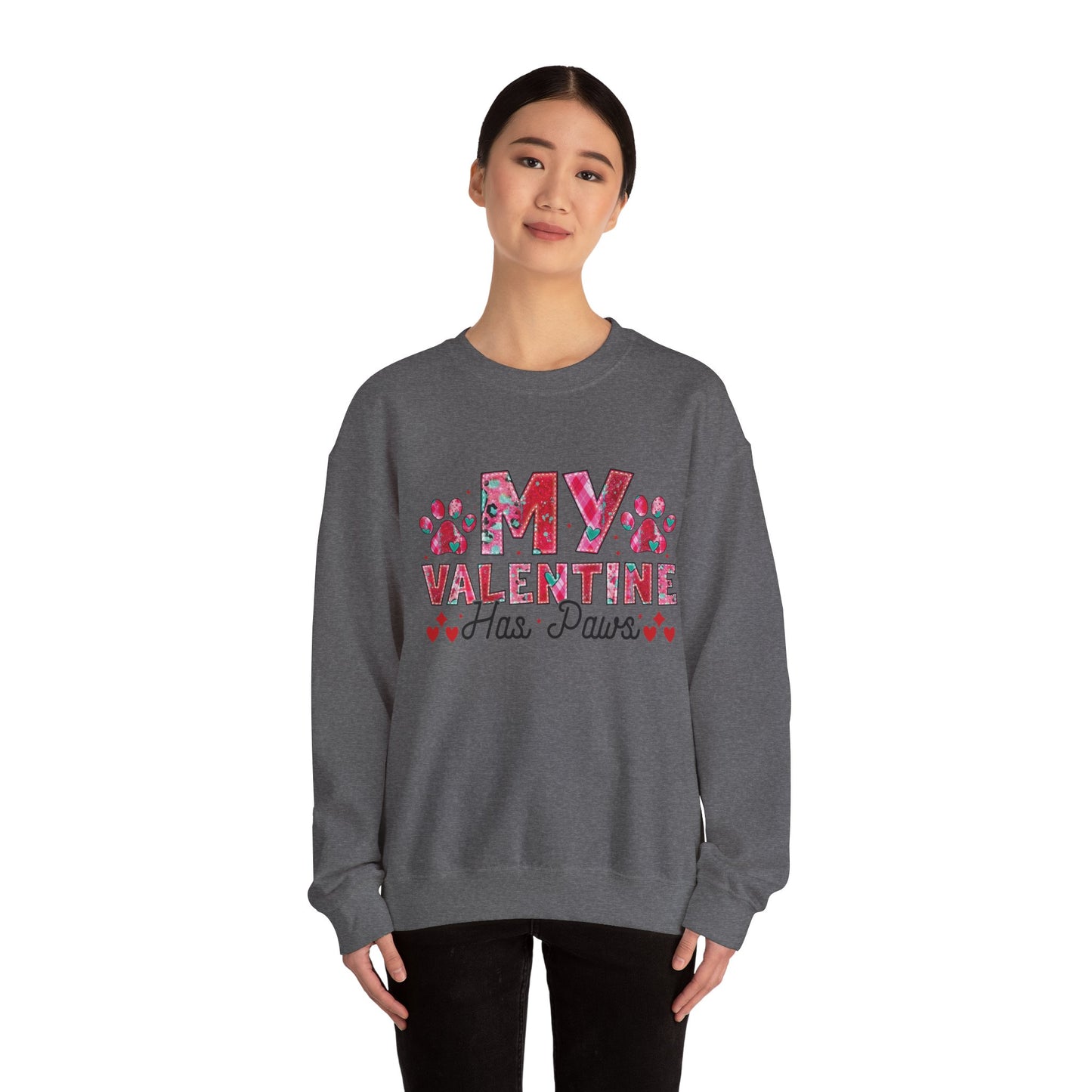 My Valentine  Unisex Heavy Blend™ Crewneck Sweatshirt