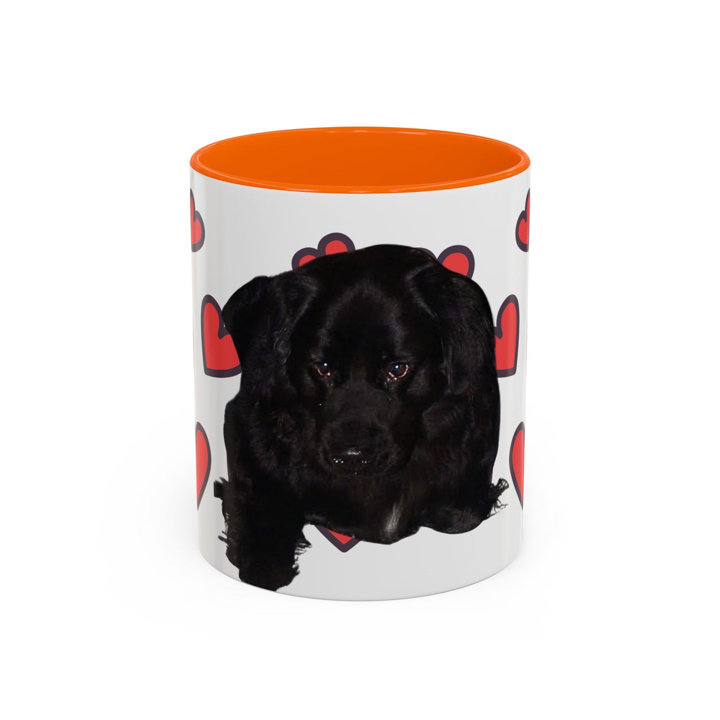 Cute Dog Lover's Accent Coffee Mug - Perfect Gift for Pet Owners, Valentine's Day, Birthdays, Dog Enthusiasts, Home & Office